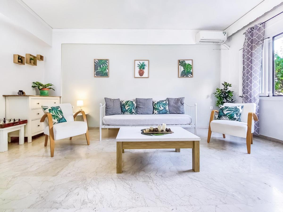 100m² 2 slaapkamer, 1 privé badkamer Appartement in Heraklion Buitenkant foto
