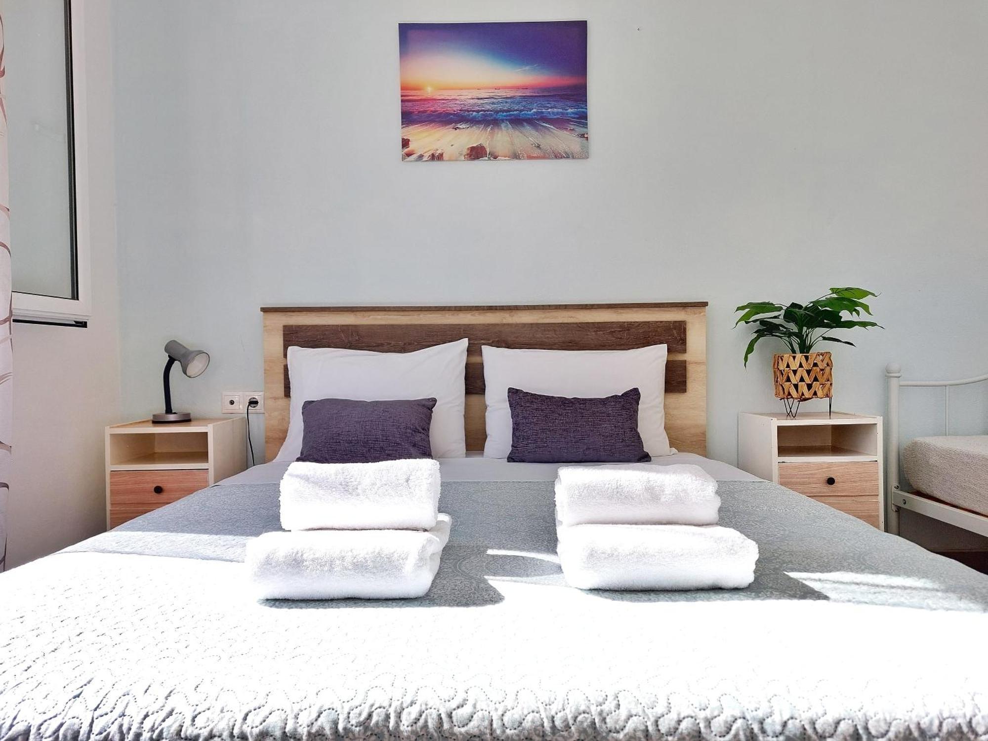 100m² 2 slaapkamer, 1 privé badkamer Appartement in Heraklion Buitenkant foto
