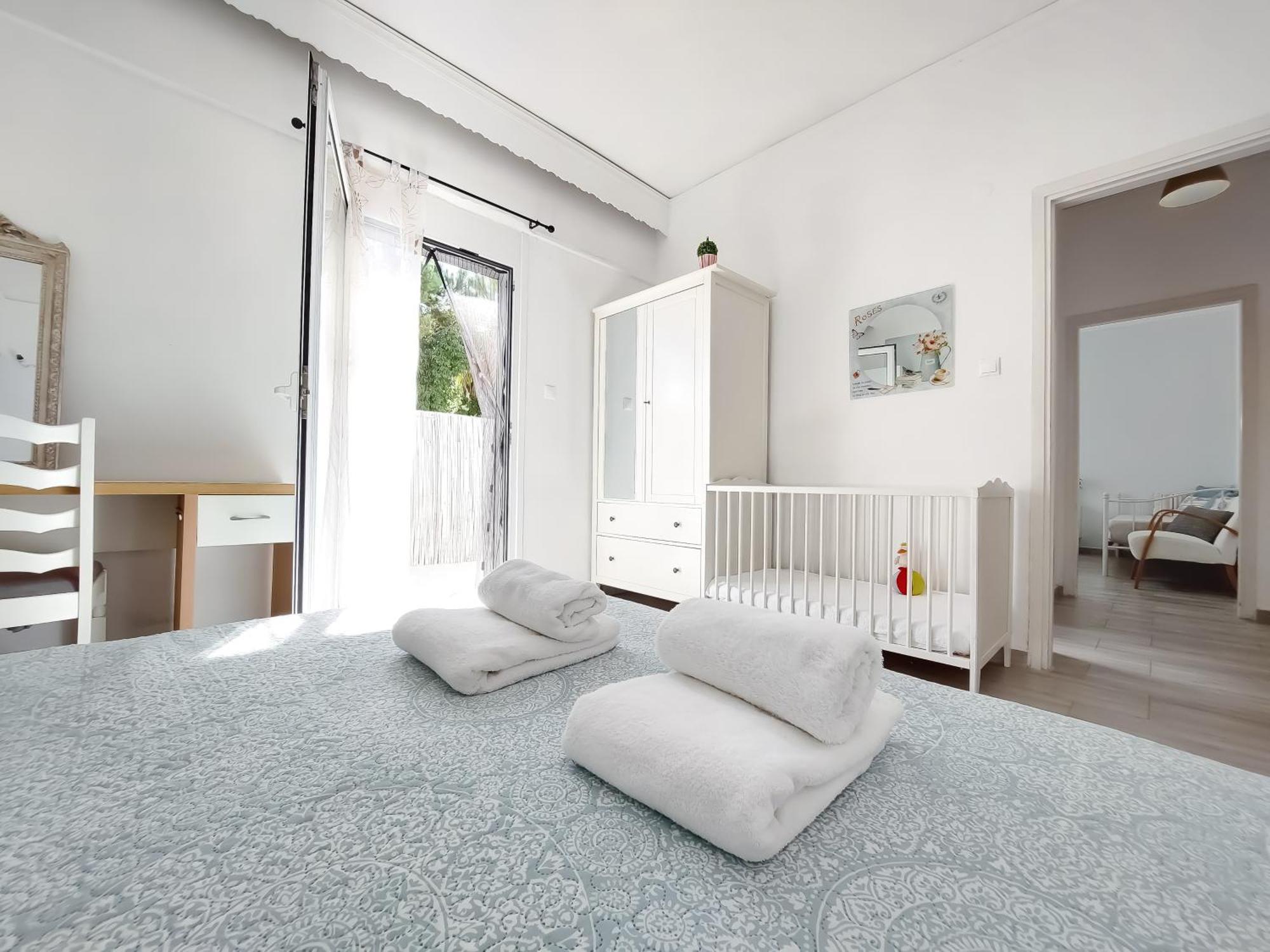 100m² 2 slaapkamer, 1 privé badkamer Appartement in Heraklion Buitenkant foto
